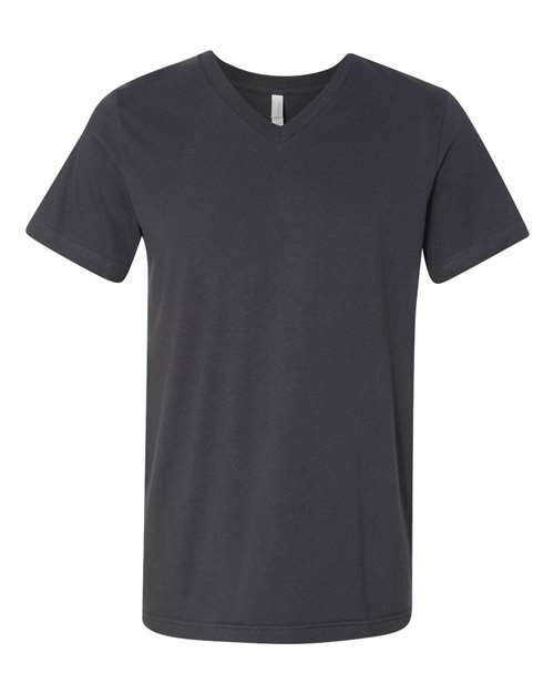 BELLA + CANVAS Unisex Jersey V-Neck Tee 3005 - Dark Grey