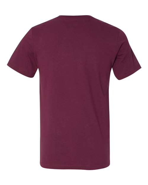 BELLA + CANVAS Unisex Jersey V-Neck Tee 3005 - Maroon