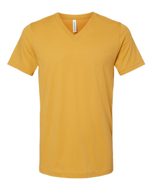 BELLA + CANVAS Unisex Jersey V-Neck Tee 3005 - Mustard