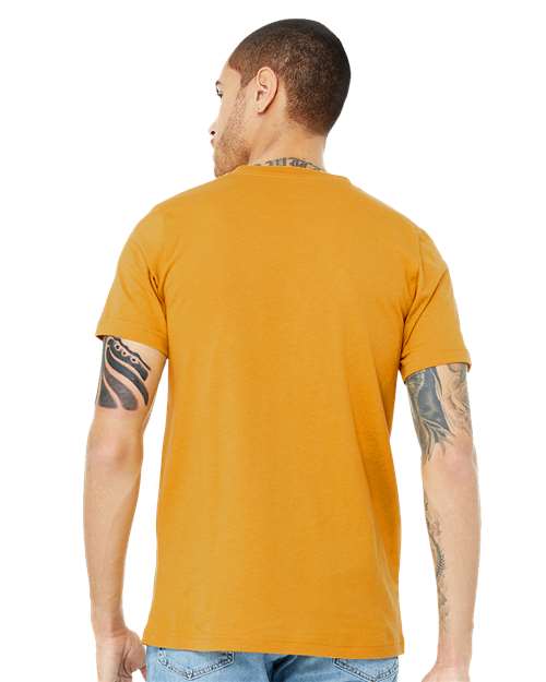 BELLA + CANVAS Unisex Jersey V-Neck Tee 3005 - Mustard