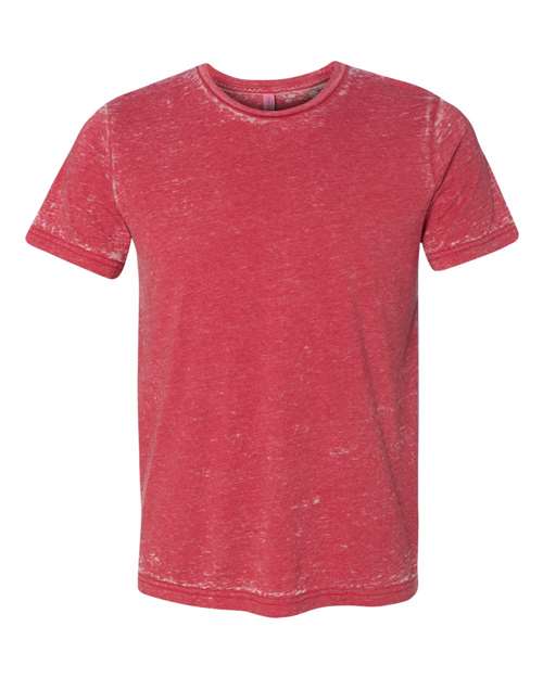 BELLA + CANVAS Unisex Texture Tee 3650 - Red Acid Wash