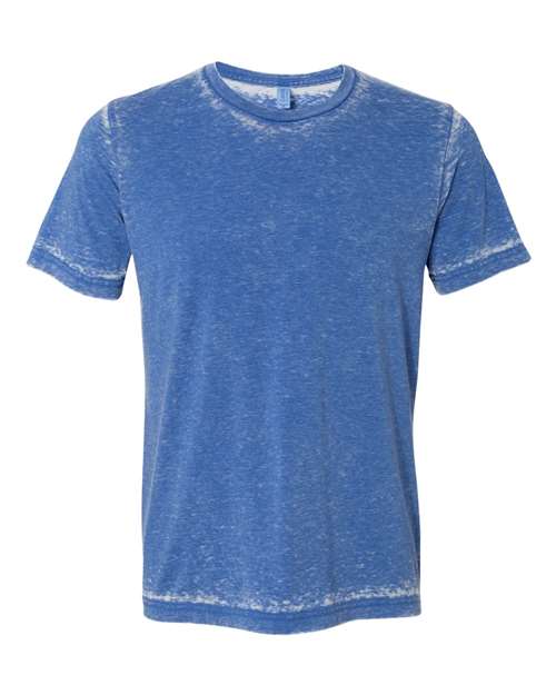 BELLA + CANVAS Unisex Texture Tee 3650 - True Royal Acid Wash