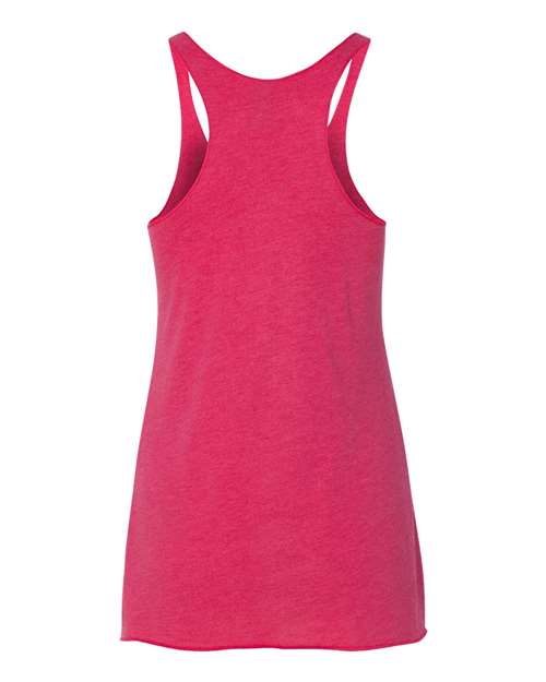 Next Level Women’s Triblend Racerback Tank 6733 - Vintage Shocking Pink