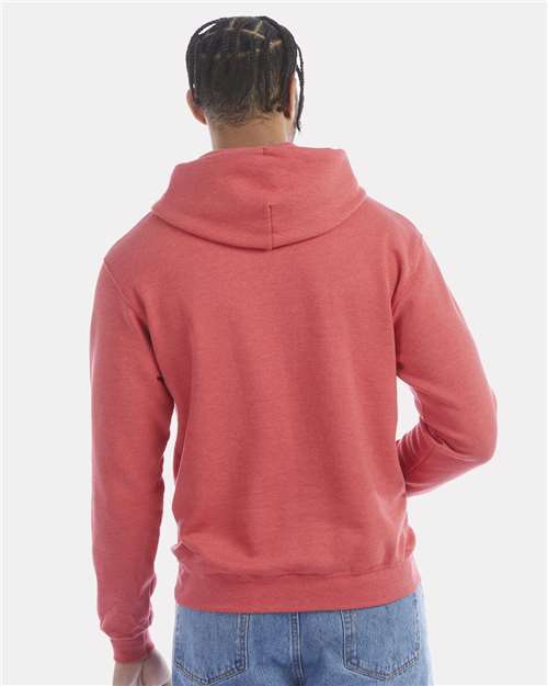 Champion Unisex Powerblend® Hooded Sweatshirt S700 - Scarlet Heather