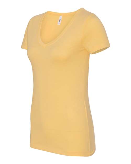 Next Level Women's Ideal V-Neck T-Shirt 1540 - Banana Cream