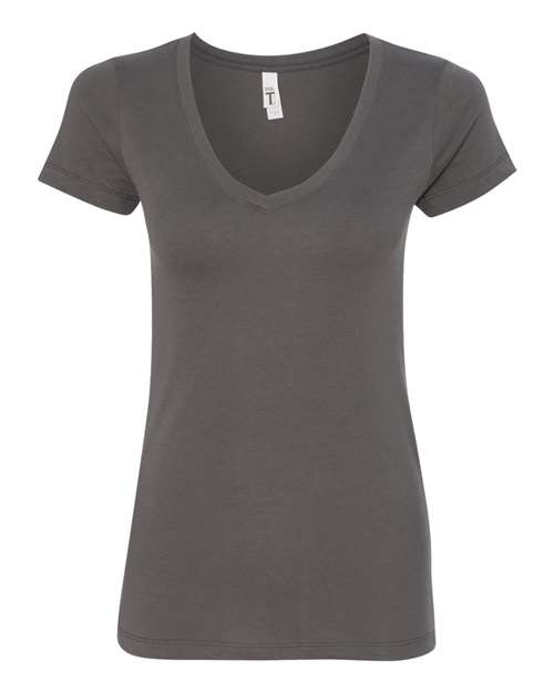 Next Level Women's Ideal V-Neck T-Shirt 1540 - Dark Grey