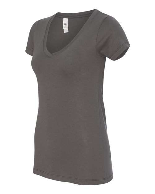 Next Level Women's Ideal V-Neck T-Shirt 1540 - Dark Grey