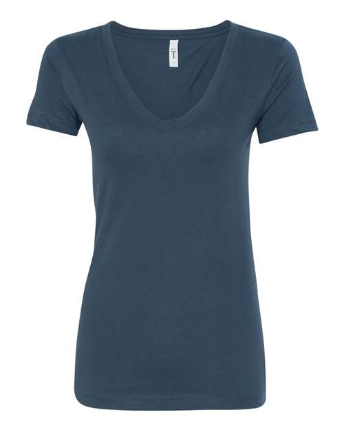 Next Level Women's Ideal V-Neck T-Shirt 1540 - Indigo