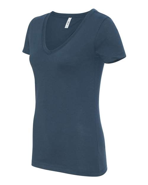 Next Level Women's Ideal V-Neck T-Shirt 1540 - Indigo