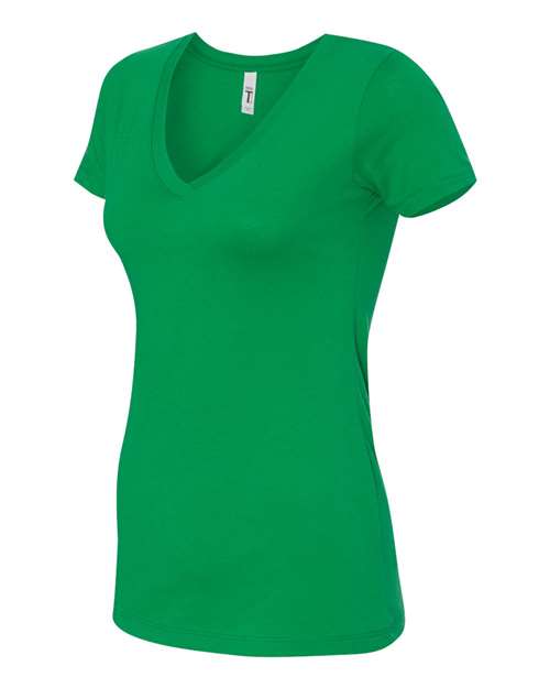 Next Level Women's Ideal V-Neck T-Shirt 1540 - Kelly Green