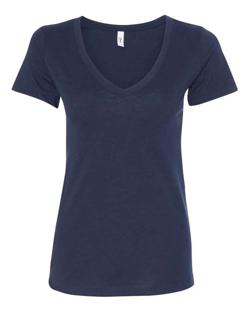 Next Level Women's Ideal V-Neck T-Shirt 1540 - Midnight Navy