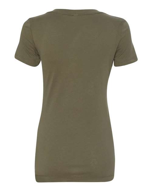Next Level Women's Ideal V-Neck T-Shirt 1540 - Military Green
