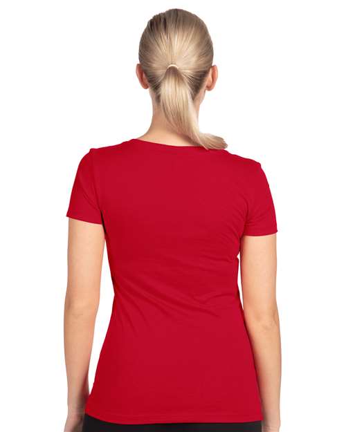 Next Level Women's Ideal V-Neck T-Shirt 1540 - Red