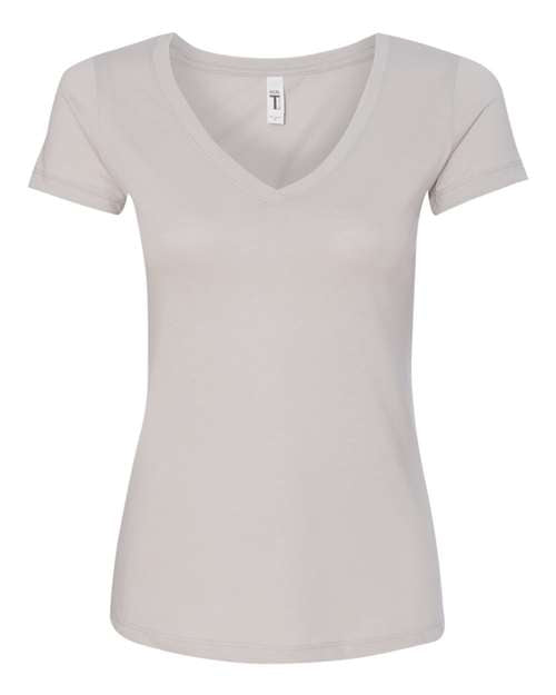 Next Level Women's Ideal V-Neck T-Shirt 1540 - Silver