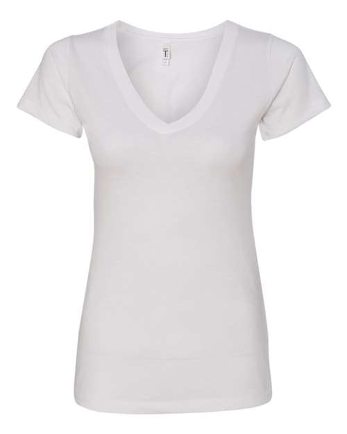 Next Level Women's Ideal V-Neck T-Shirt 1540 - White