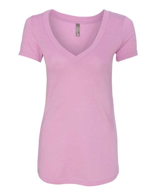 Next Level Women’s Triblend Deep V-Neck T-Shirt 6740