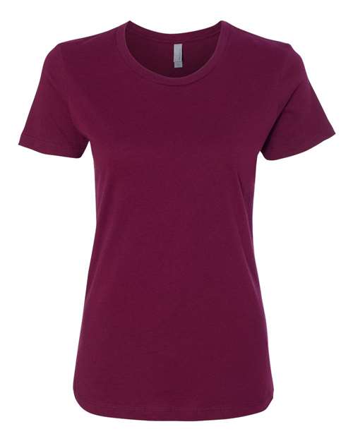 Next Level Women’s Cotton T-Shirt 3900 - Maroon