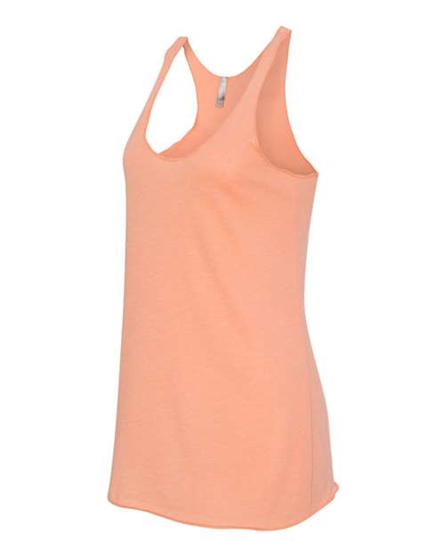 Next Level Women’s Triblend Racerback Tank 6733 - Vintage Light Orange