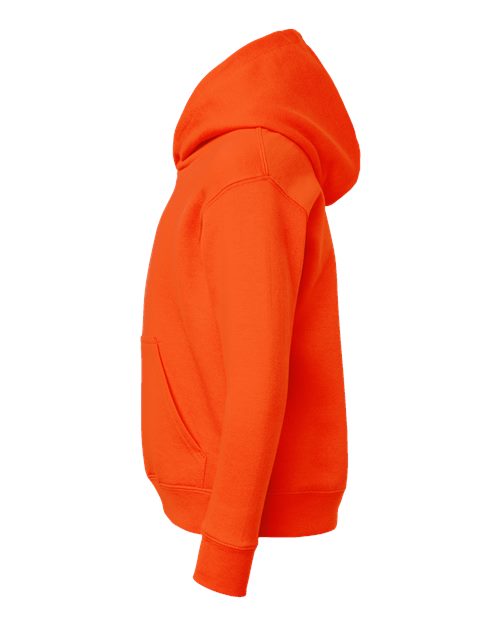 LAT Youth Fleece Hoodie Sweatshirt 2296 - Orange