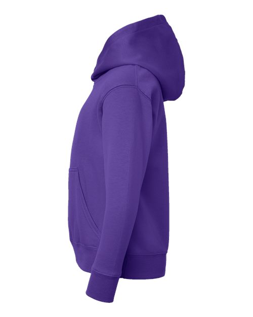 LAT Youth Fleece Hoodie Sweatshirt 2296 - Purple