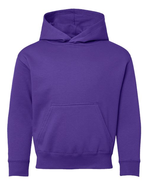 LAT Youth Fleece Hoodie Sweatshirt 2296 - Purple