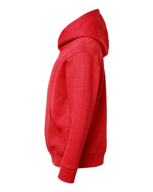 LAT Youth Fleece Hoodie Sweatshirt 2296 - Vintage Red
