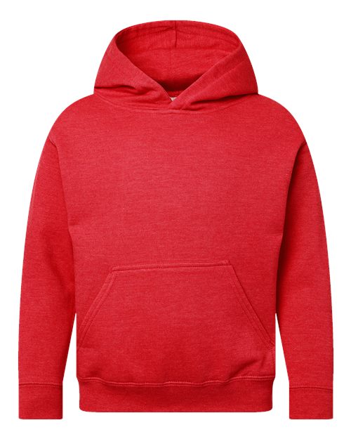 LAT Youth Fleece Hoodie Sweatshirt 2296 - Vintage Red