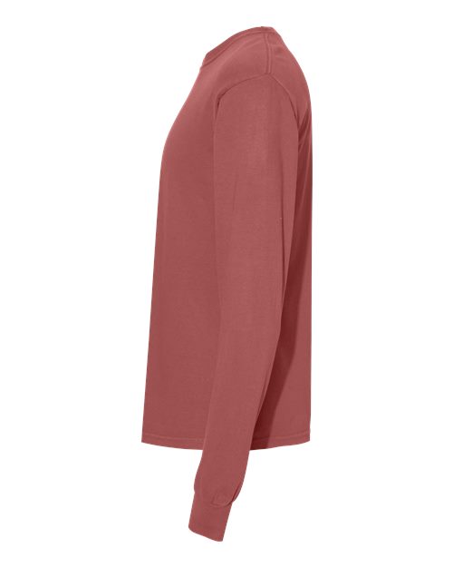 Comfort Colors Unisex Garment-Dyed Heavyweight Long Sleeve T-Shirt 6014 - Brick