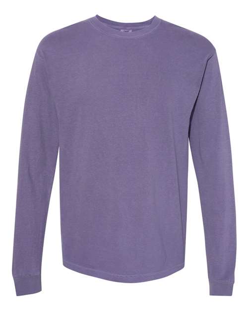 Comfort Colors Unisex Garment-Dyed Heavyweight Long Sleeve T-Shirt 6014 - Grape