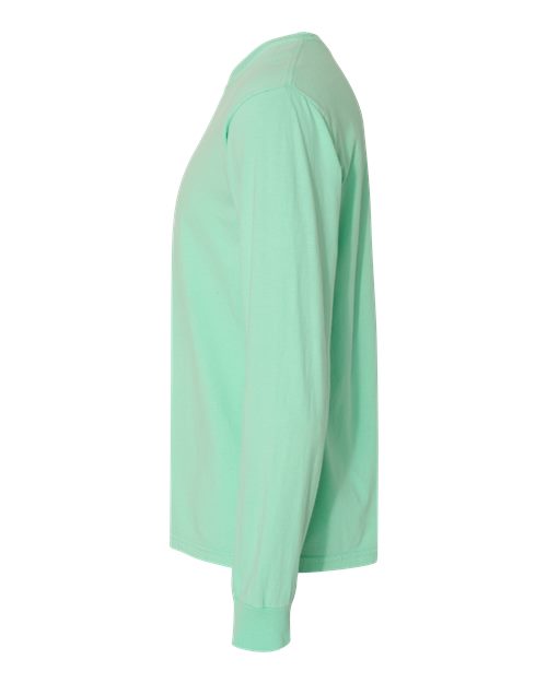 Comfort Colors Unisex Garment-Dyed Heavyweight Long Sleeve T-Shirt 6014 - Island Reef