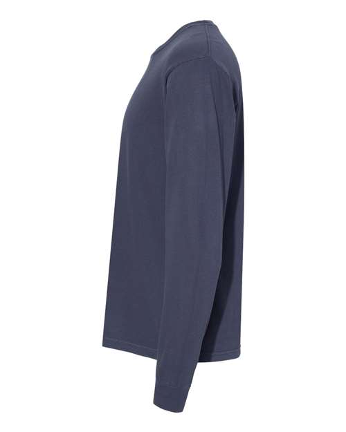 Comfort Colors Unisex Garment-Dyed Heavyweight Long Sleeve T-Shirt 6014 - Navy