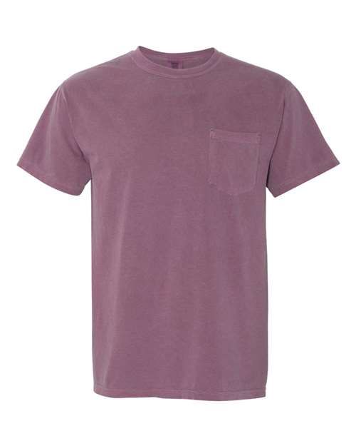 Comfort Colors Unisex Garment-Dyed Heavyweight Pocket T-Shirt 6030 - Berry