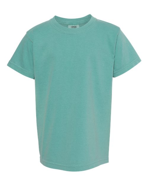Comfort Colors Youth Garment-Dyed Heavyweight T-Shirt 9018 - Seafoam