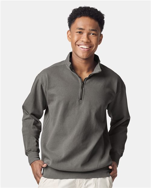 Comfort Colors Unisex Garment-Dyed Quarter-Zip Sweatshirt 1580