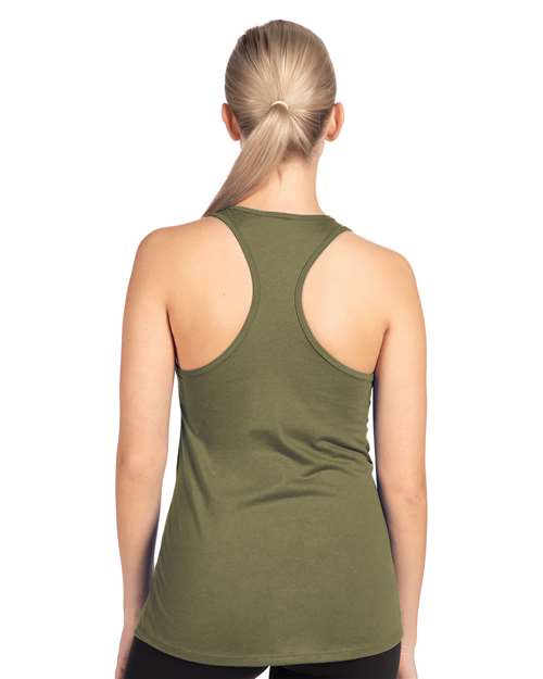 Next Level Women's Ideal Racerback Tank 1533 - Military Green