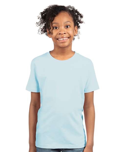 Next Level Youth Cotton T-Shirt 3310 - Light Blue