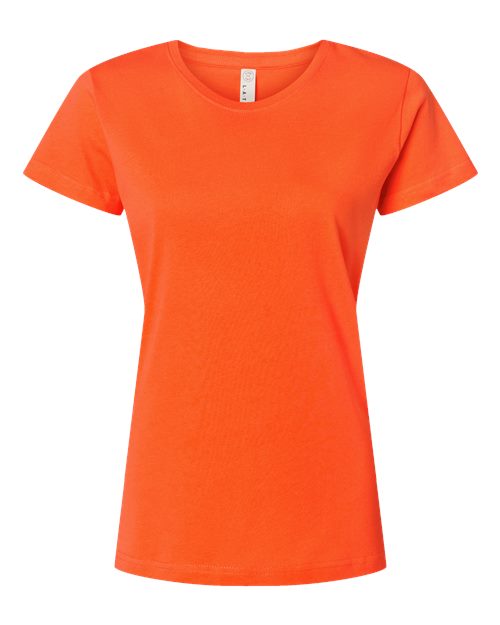 LAT Women's Fine Jersey Tee 3516 - Orange