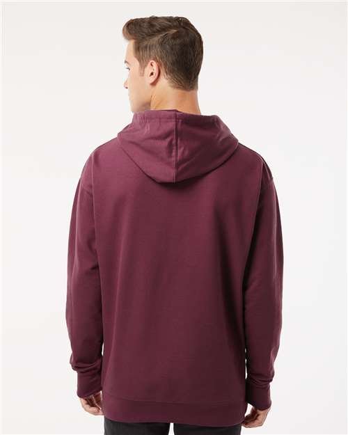 Independent Trading Co. Unisex Midweight Hooded Sweatshirt SS4500 - Maroon