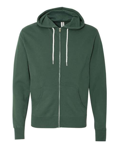 Independent Trading Co. Unisex Lightweight Full-Zip Hooded Sweatshirt AFX90UNZ