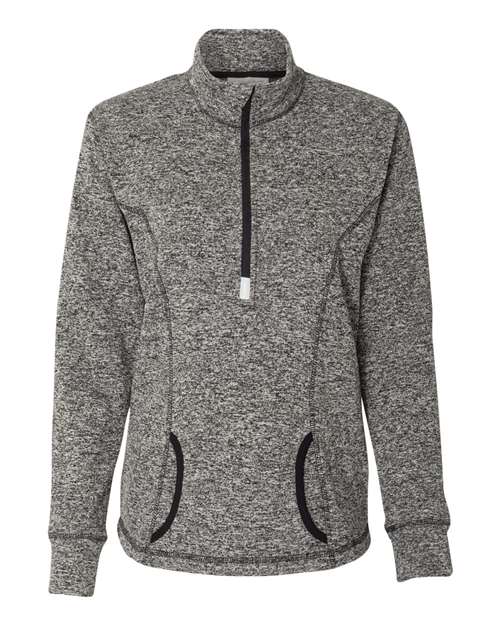 J. America Women's Cosmic Fleece Quarter-Zip Pullover 8617