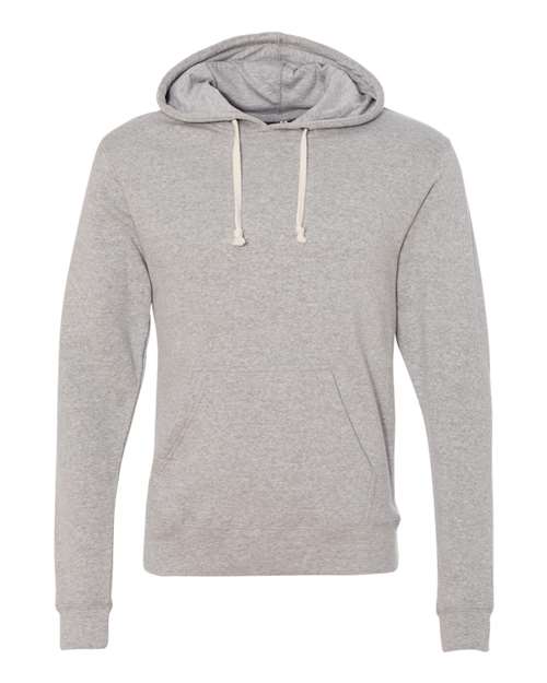 J. America Men's Triblend Fleece Hooded Sweatshirt 8871 - Grey Triblend