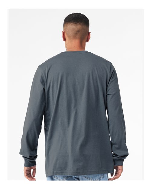 BELLA + CANVAS Unisex Jersey Long Sleeve Tee 3501 - Steel Blue