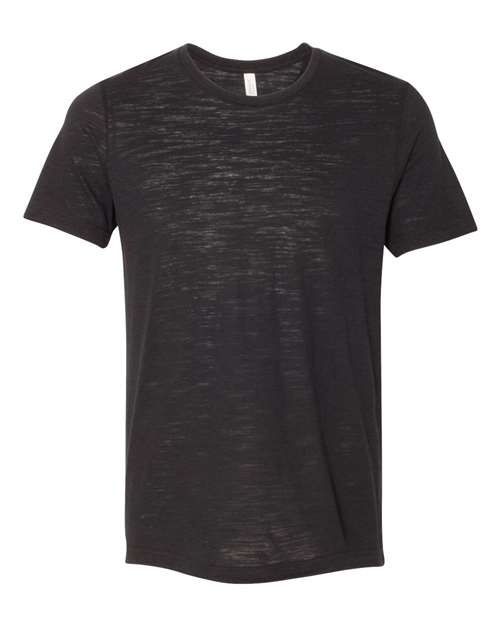 BELLA + CANVAS Unisex Texture Tee 3650 - Solid Black Slub