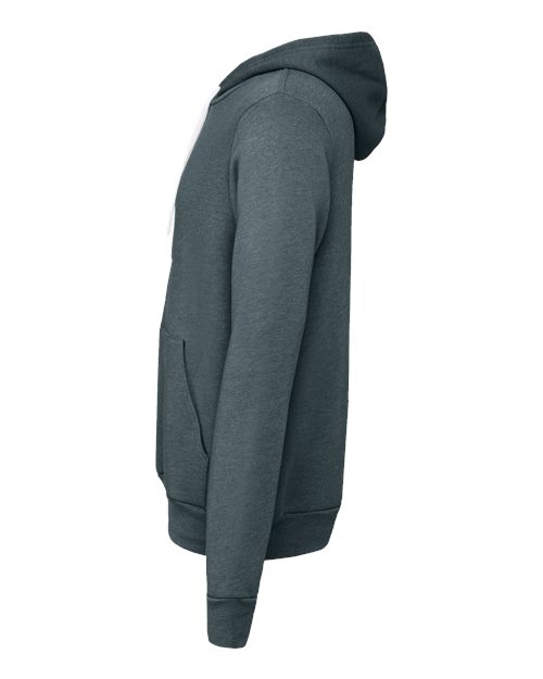 BELLA + CANVAS Unisex Sponge Fleece Hoodie Sweatshirt 3719 - Heather Slate