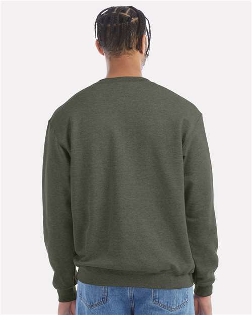 Champion Unisex Powerblend® Crewneck Sweatshirt S600 - Dark Green Heather