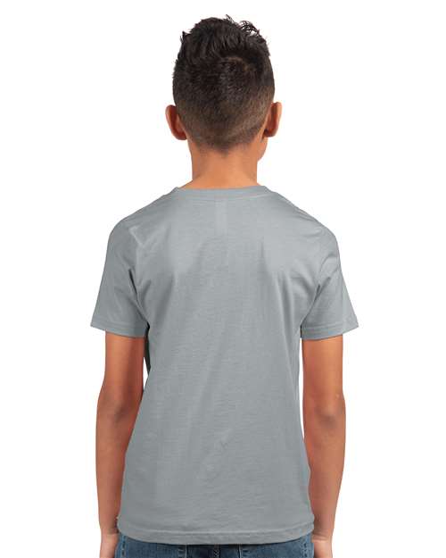 Next Level Youth Cotton T-Shirt 3310 - Light Grey
