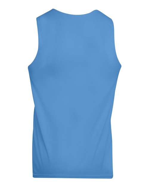 Augusta Sportswear Unisex Reversible Wicking Tank Top 148 - Columbia Blue/ White