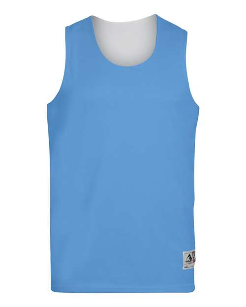 Augusta Sportswear Unisex Reversible Wicking Tank Top 148 - Columbia Blue/ White