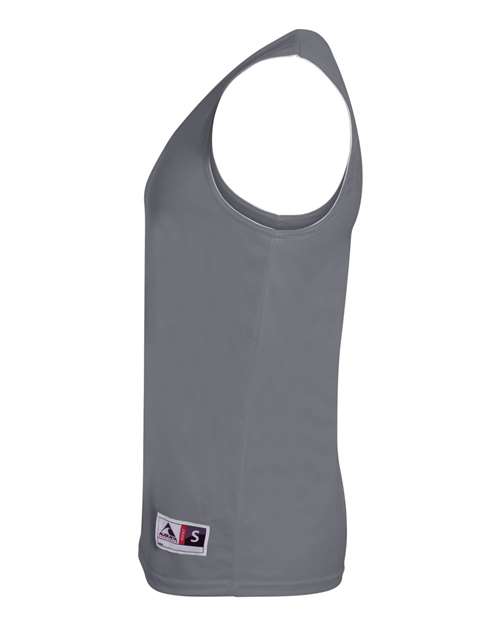 Augusta Sportswear Unisex Reversible Wicking Tank Top 148 - Graphite/ White