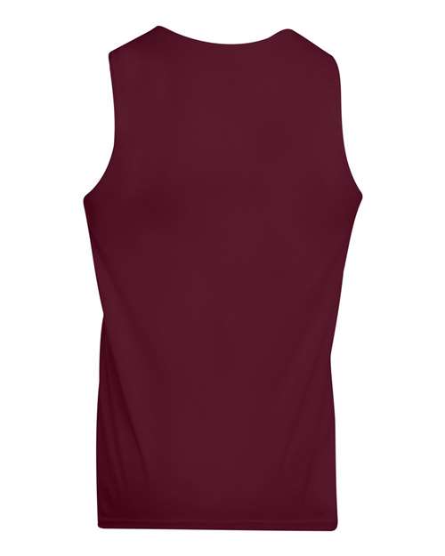 Augusta Sportswear Unisex Reversible Wicking Tank Top 148 - Maroon/ White